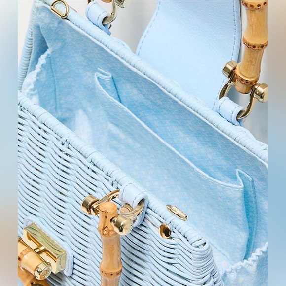 Lilly Pulitzer Leena Top Handle Bag in Blue - Picture 4 of 14